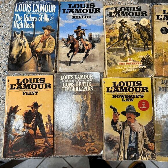 Vintage Louis L'amour Paperback 69 to 94 Killoe, Flint, Bowdrie, Bowdrie's Law - Picture 3 of 6